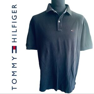Tommy Hilfiger Black Classic Fit Polo Shirt